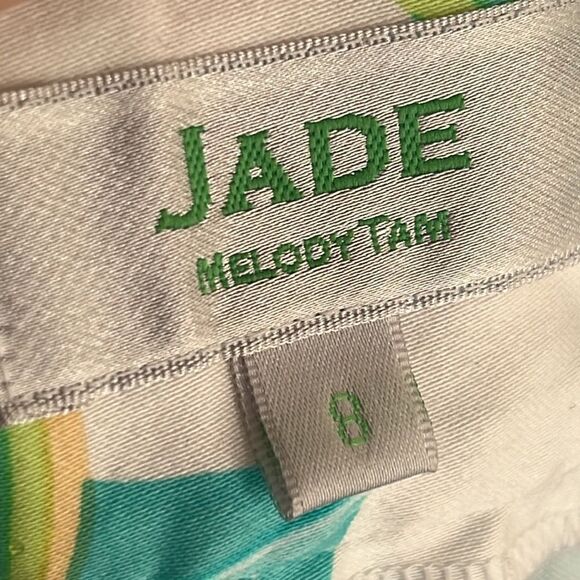 JADE Melody Tam ladies floral capri pants size 8 - Picture 8 of 9